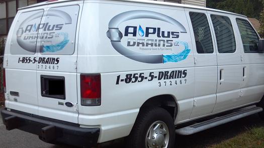 A-Plus Drains' Van